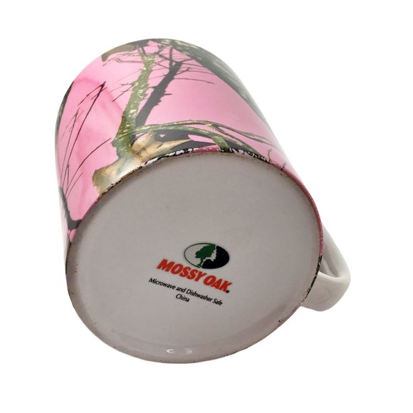 MOSSY OAK PINK 16 oz Ceramic Mug Cup Coffee Tea Camouflage BREAK UP INFINITY - Picture 4 of 4